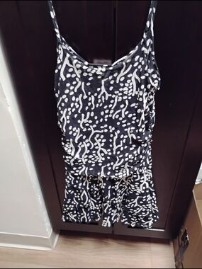 Diane Von Furstenberg Black and White Printed Dress